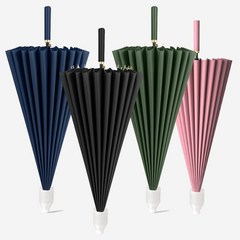 [써보니조트라] 24K 캡장우산 9 color 튼튼한 빗물받이 장우산 캡커버 자바라 방수캡 우산케이스 일체형