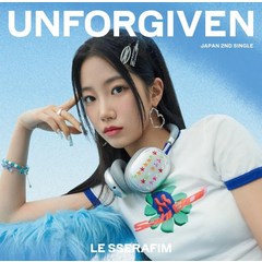 르세라핌 일본 앨범 UNFORGIVEN 첫회 멤버 솔로 재킷 카즈하 CD, 1