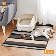 올웨이즈올펫 캣매트 고양이 화장실 모래 매트 L 1200X800, 상세설명 참조