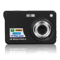 미니 디지털 카메라 캠코더 1080p 2.7 "LCD 화면 8X 디지털 줌 18MP 30fps, 1개