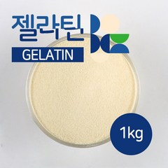 젤라틴가루 1kg 젤라틴분말 젤리 푸딩파우더, 단품