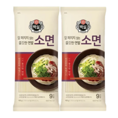 백설 제일제면소 소면, 900g, 2개