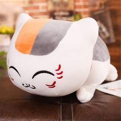 나츠메우인장 - 냥코센세 초대형 캐릭터 인형 고양이 인형 잠자는 베개, B, 60cm cm