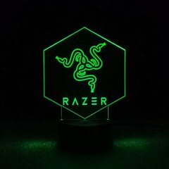 레이저 Team Razer Floor Rug 팀 게이밍 골리아투스 컨트롤 LED 조명 무드등 피규어 라이트 수유등, B.A블랙 베이스 16색 로커+터치