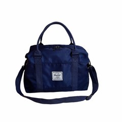 스포츠 피트니스 가방 핸드백 여 대용량 단거리 여행가방 숄더 크로스 짐 빅백, 푸른 색