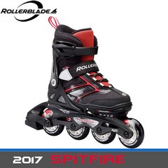 브랜드없음 [롤러블레이드 정품]Rollerblade 2017 SPITFIRE 인라인스케이트/스핏파이어 레드/남아용 인라인, 선택완료