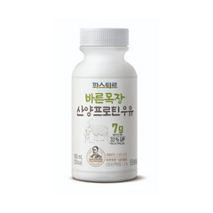 파스퇴르 바른목장 산양프로틴 우유 180ml, 24개