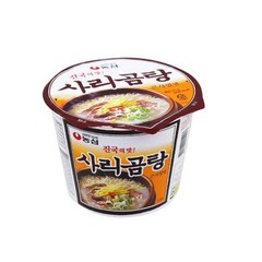 농심 사리곰탕면 컵라면 큰사발 111g, 6개