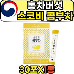 버닝티 맛있는 레몬물 홍차버섯 30대 여성 콤부티 30포 1개월분 물에타먹는 사과초모식초 콤부차 유산균 독소배출차 정국 발효 건강 음료 요가 필라테스 운동 후 마시는