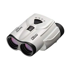 Nikon 스포츠스타 zoom 쌍안경 폴리프리즘식 8-24배, 화이트 + 2.5cm