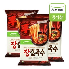 풀무원 강원도식 장칼국수 439g(2인분) x 3봉, [풀무원]강원도식 장칼국수 (2인분)x3개, 439g, 1세트