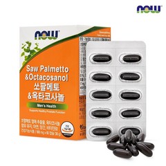 나우푸드 쏘팔메토&옥타코사놀 60캡슐, 60정, 36g, 1개