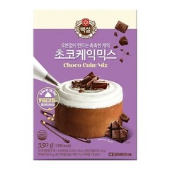 CJ 초코케익믹스 350g, 1개