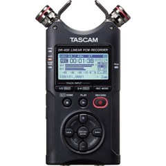 TASCAM 타스 카무 - USB 오디오 인터페이스 탑재 4 채널 리니어 PCM 레코더 DR-40X, 상세페이지 참조