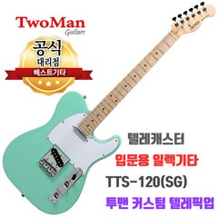 일렉기타 투맨 전기기타 Twoman TTS-120(SG) 텔레캐스터 입문용기타, SG(M)