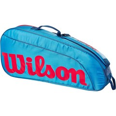 WILSON 주니어 테니스 라켓 가방 - 3팩 블루/오렌지