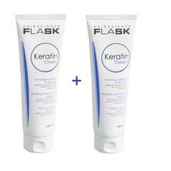 플라스크 케라틴 크림 트리트먼트 180ml+180ml, 2개, 180ml