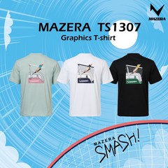 마제라 티셔츠 2023FW MSW-TS1307 WH BK MT 남여공용 오버핏 라운드 반팔 티셔츠 오남스포츠