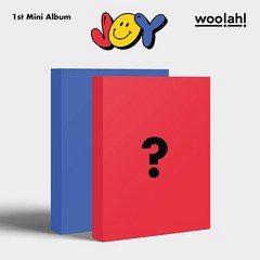 우아 앨범 나나 우연 소라 민서 루시 조이 wooah JOY 1집 미니앨범 2종, INJOY ver(레드), 지관통포스터