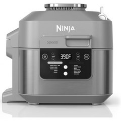 닌자 멀티쿠커 스피디 Ninja SF301 Speedi Rapid Cooker Air Fryer 6-Quart Capacity 12-in-1 Functions to Steam Ba