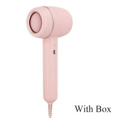 음이온 헤어 드라이어 강한 바람 음이온 블루 라이트 핑크 Blowdryer 소음 감소 온도 조절 송풍기 Quick Dry Hairs EU, 분홍색