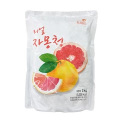 두레원 리얼 자몽청 슬라이스 2kg, 단품, 1개