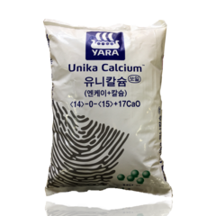 야라 유니칼슘 10kg 칼슘비료 흡수빠른 추비용 야채류 과채류 과수 수목 텃밭 비료, 10000g, 1개