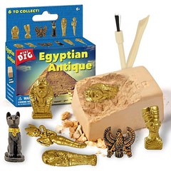 이집트 미라 장난감 6 스타일 수집을 위한 발굴용 디그 키트, 1세트