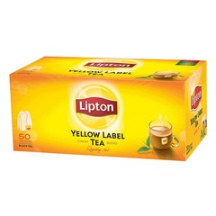 LIPTON 립톤 옐로우라벨 티백 100g 50티백 YELLOW LABEL TEA BAG 50T, 2g, 50개입, 1개