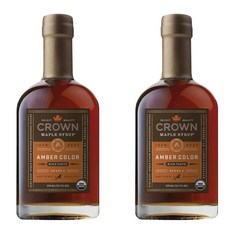 Crown Maple 크라운 메이플 다크컬러 로버스트 테이스트 메이플 시럽 375ml 2팩, 2개