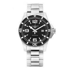 론진 [론진 LONGINES] L3.840.4.56.6 하이드로콘퀘스트 HydroConquest 다이빙 오토매틱 남성 메탈 시계 44mm