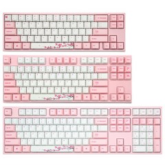 Varmilo 바밀로 매화 시리즈 기계식 키보드 컬렉션, 단일, VA108 매화 유선 108키_갈축