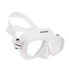 CRESSI ICON 다이빙 마스크 스노클링 딥 다이빙 프리 다이빙 범용 마스크 근시 장착 가능, 화이트