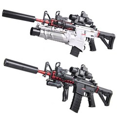 배그좋은총 고퀄 HK416 배그M416 수정탄, type2 기본파츠 실버(1000발), 1개