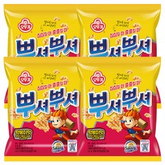 오뚜기 뿌셔뿌셔 떡볶이맛, 90g, 4개