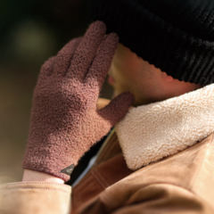 해피쇼핑 겨울 데일리 방한 스마트폰 터치 손가락 니트 장갑 2개 세트 남녀공용