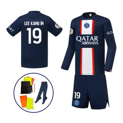 호환상품 [풀세트] 22-23 파리생제르망 PSG 레플리카 유니폼 19번 이강인