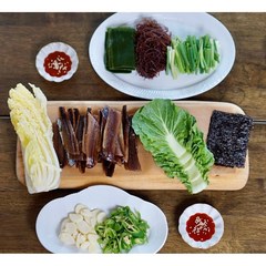 동성수산 진공포장 과메기 햇과메기 꽁치과메기 10미+야채세트 꼬시래기 쌈다시마포함, 꽁치과메기10미 야채세트