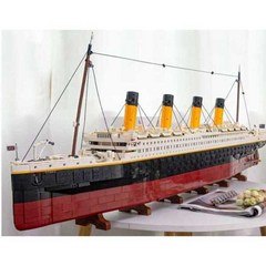 타이타닉 레고 블럭 중국레고 대형 피규어 아이들선물, 타이타닉 3800 조각 + 조명 60cm