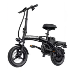SUOSER 최신형 접이식 전기자전거 휴대용 배달용 출퇴근 경량형 스포츠형 전동 자전거, 기본형, 8Ah (40KM)