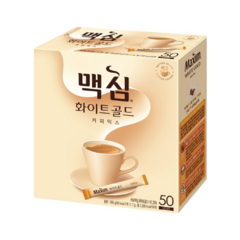 MIK 동서 맥심 화이트골드 커피믹스 50T -, 1, 1