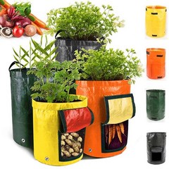 식물 성장 가방 감자 양파 온실 야채 심기 가방 화분 성장 가방 꽃 모종 냄비 홈 농장 정원 도구, [05] 10GAL(35x45cm)