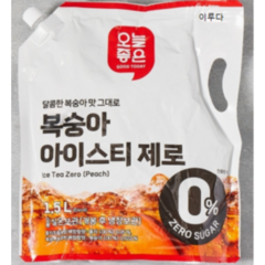 오늘좋은 아메리카노 블랙 스위트 아이스티제로, 1.5L, 3개