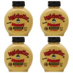 Inglehoffer The Original Honey Mustard 잉글호퍼 오리지널 허니 머스타드 드레싱 소스 10.25oz(290g) 4팩, 1개, 290g