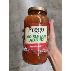 Prego 프레고 무설탕 이탈리안 토마토 소스 666g 4개