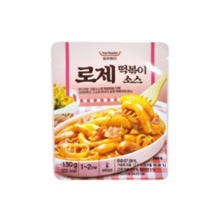 요리하다 로제 떡볶이 소스 (150G), 4개, 150g