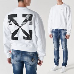 OFF WHITE 오프화이트 OMBA058C99FLE002 0110 22F 남성맨투맨