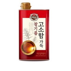 백설 고소함가득 참기름 430ml x 3개