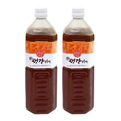 봉동 생강 농축액1L(1.3kg) 2병 즙 청 차 엑기스, 1L, 1개입, 2개