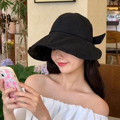 모루잡화점 여성 챙넓은 모자 햇빛가리개